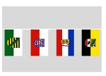 Flaggenkette 16 Bundesländer
