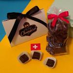 Spezielle Swiss Schokolade mit Basilikum