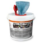Wiper Bowl Polytex ® Feuchte Reinigungstücher im Spendereimer