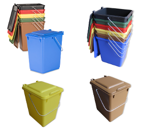 10 Liter Müllbehälter, Mülleimer, Vorsortierbehälter