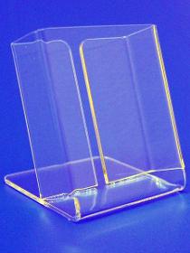 Prospektständer, Acryline, Visitenkartensteller Standard aus Acrylglas transparent