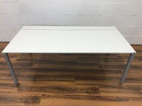 Höhenverstellbarer Schreibtisch A1200 180x90 von VS weiß