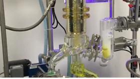 Molekulare Destillation im Labor
