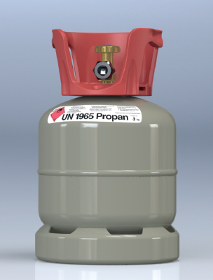 3 Kg Mini-Propangas-Flasche (7,2 Liter)