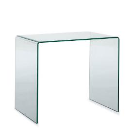 Schreibtisch Design 85x55x75 Glas Transparent - Design Und Moderne Büros
