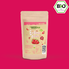 Gefriergetrocknete Erdbeeren BIO Fruchtpulver