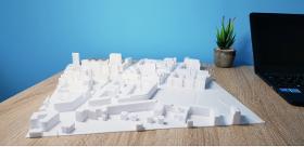 3D-Druck von großen Stadtmodellen und Wettbewerbsmodellen