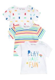 Babys Ein Dreierpack Kurzarm-T-Shirts (0–12 Monate)