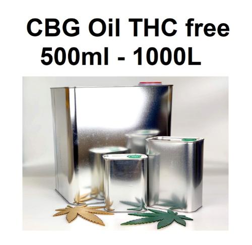 CBG Öl 5% THC frei - 1 Liter 