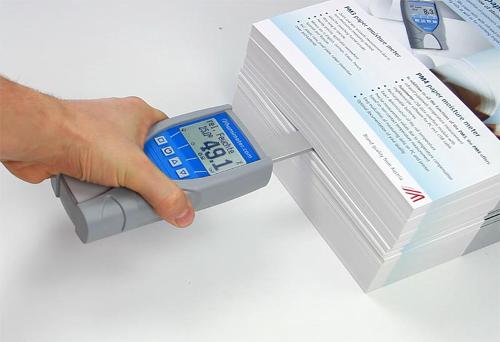 Papierfeuchtemessgerät mit Schwertfühler - humimeter RH5 