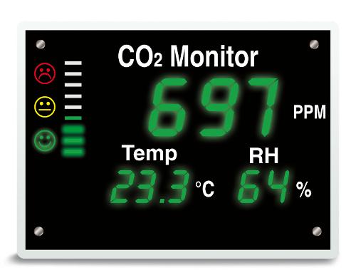 CO2-Messgerät / CO2-Ampel / CO2-Warngerät - CO2-Monitor XL