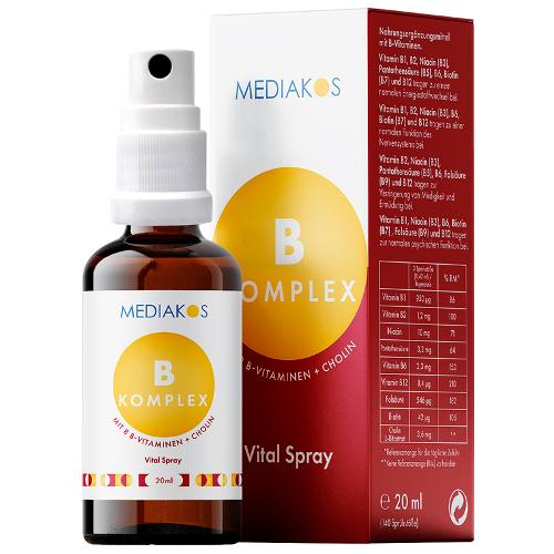 Vitamin B-Komplex Mediakos Vital Spray