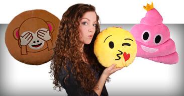 Emoticon Emoji-con Kissen