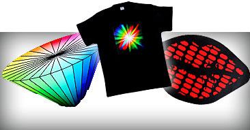 LED Blink Equalizer T-Shirt Folien