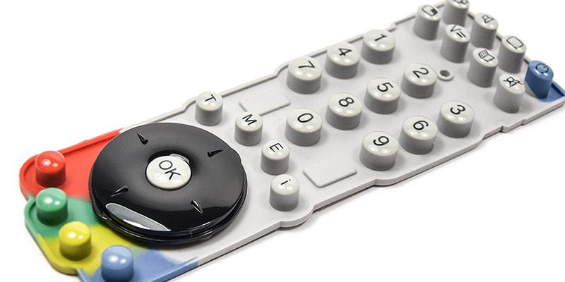 Tastaturen aus Silikon für Eingabegeräte, Fernbedienungen
