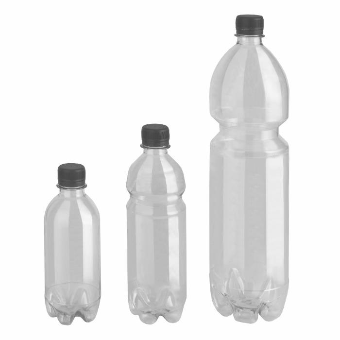 Rund-Flaschen Serie ACQUA - Polyethylenterephthalat