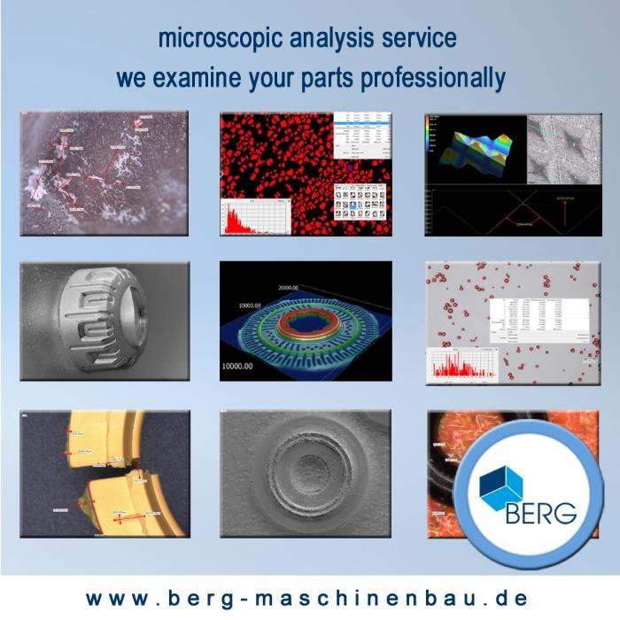 Mikroskop-Analyse-Dienst