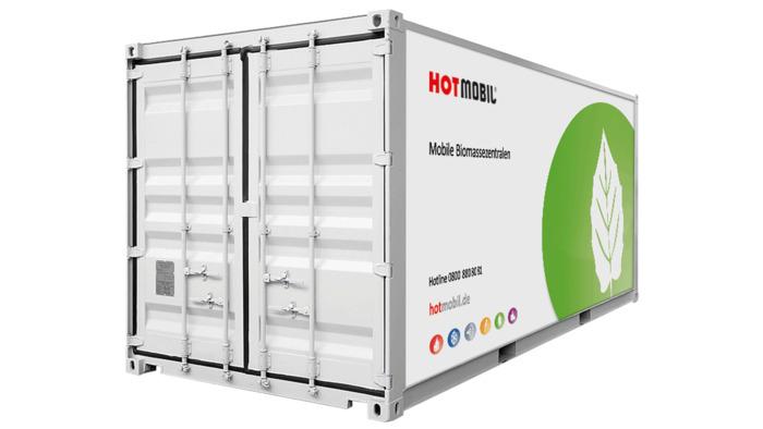 Mobile Biomasseheizcontainer 100 Kw