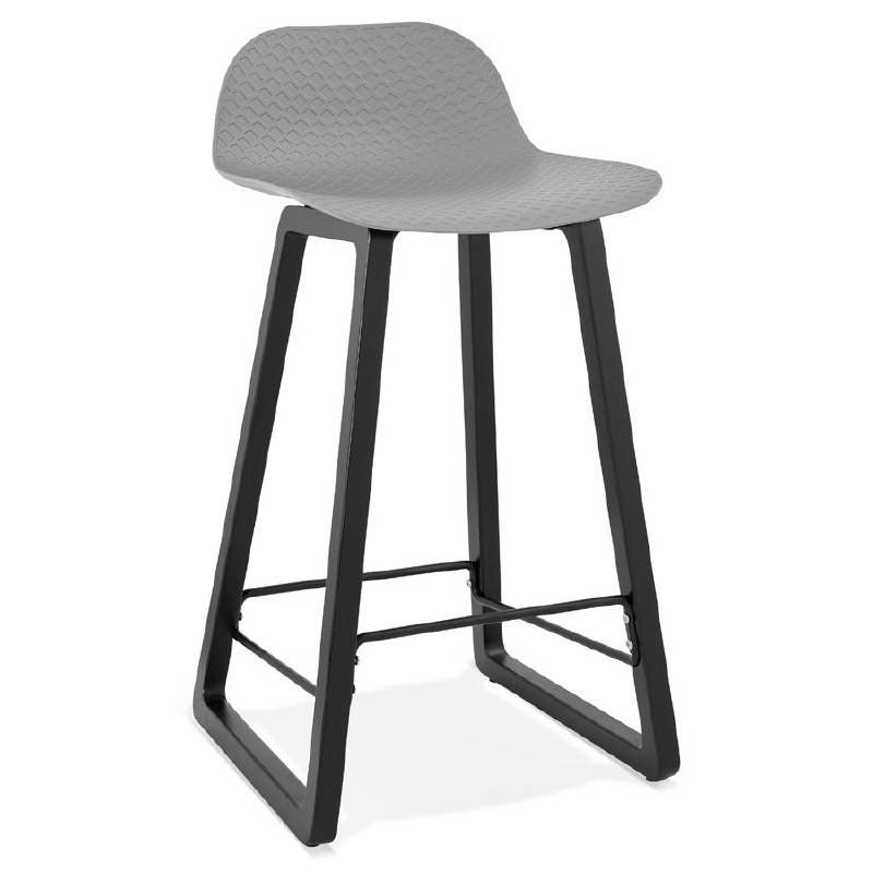 Barhocker Design Halbhoher Obeline Mini Bar-stuhl (hellgrau) - Designer