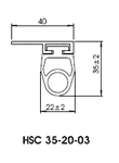 Schaltleiste HSC 35 20 03