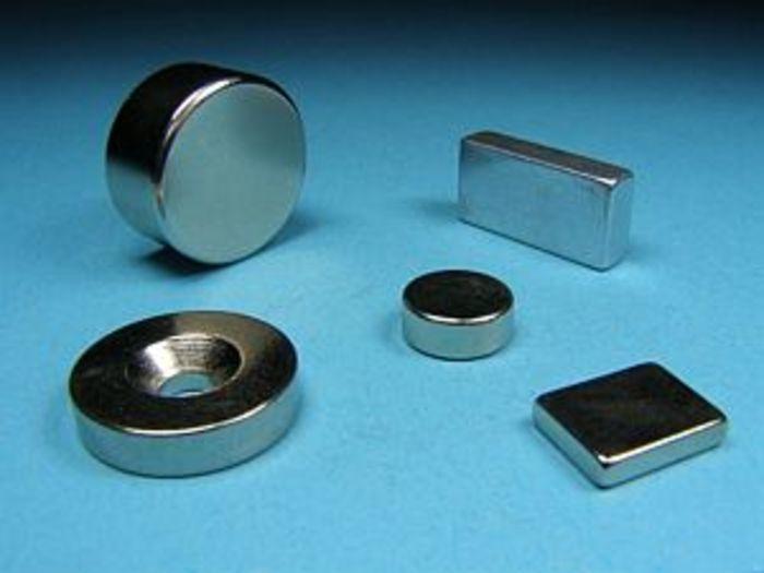 Magnete aus Neodym-Eisen-Bor (NdFeB)