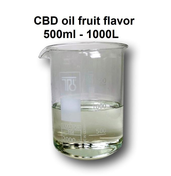 CBD Öl 10% mit Frucht-Aroma - 1 Liter 