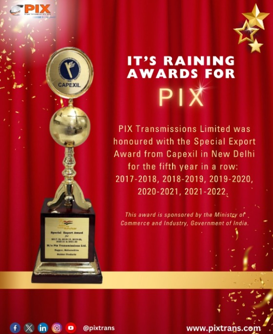 PIX was honored with the Special Export Award