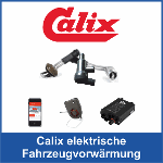 Calix Sortiment zur elektrischen Fahrzeugvorwärmung und komfortablen Batterieladung