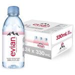 evian Kitchen Dining Natural Spring Water 330 Ml 24 Count