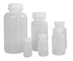Weithalsflaschen, Laborflaschen, LDPE-Flaschen 50 ml, 100 ml, 250 ml, 500 ml, 1000 ml, 2000 ml
