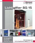 Lichtgitter SG 15 - Türen und Tore berührungslos schützen
