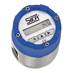 SIKA Ovalrad-Durchflussmesser mit Gewindeanschluss, Aluminium-Gehäuse und PEEK-Messelement; Typ VO...AP