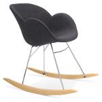 Eden-design-rocker Im Stoff (dunkelgrau) - Stühle