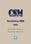 CSM Fensterbau 3000 HOLZ