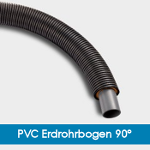 PVC Erdrohrbogen / Kunststoffbogen / Fahrrohrbogen / Rohrpos