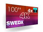 SIGNAMEDIA Digital Signage Video Wall in 100" - 250" aus einzelnen 50" 4K-Matrix-Displays