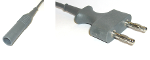 HF-Kabel Bipolar (Euro-Flachstecker geschützt / Medlane-Stecker)