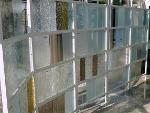 Glasdekotrennwand und Glasfussböden