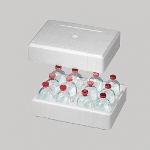 Styropor-Verpackung für 12 DIN-Injektions-Flaschen