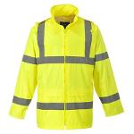 Warnschutz Regenjacke EN ISO 20471 Klasse 3 EN 343 Klasse 3:1-gelb