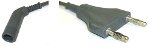 HF-Kabel Bipolar (Euro-Flachstecker geschützt gewinkelt / Olympus, Söring, Coa Comp, Erbe VIO)