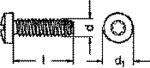 Gewindefurchende Linsenkopfschrauben (Form C), metrisches