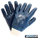 03420 Nitras Baumwoll-Jersey Handschuh mit Nitril-Vollbeschichtung nach EN388 Gr. 8-11