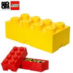 Lego Box mit Deckel, Kiste stapelbar