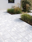 Terrassen- und Bodenplatten - Vulcano mit marmorierter Oberfläche - Smaragd Nr. 60