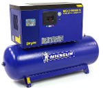 Michelin 10 PS 500 Liter Schalldichter Kompressor mit Trockner
