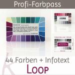 Karten-Farbpass Loop - Farbtyp Sommer
