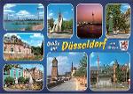 Ansichtspostkarte "Grüsse aus Düsseldorf am Rhein"