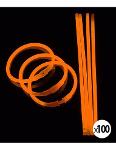 100 Superbrite® Leuchtende Armbänder - Eine Farbe