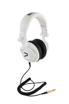 7even Headphone white-black / Dj, Hifi, Sport Kopfhörer, dreh-klappbar, tauschbares Kabel, 110db-Co